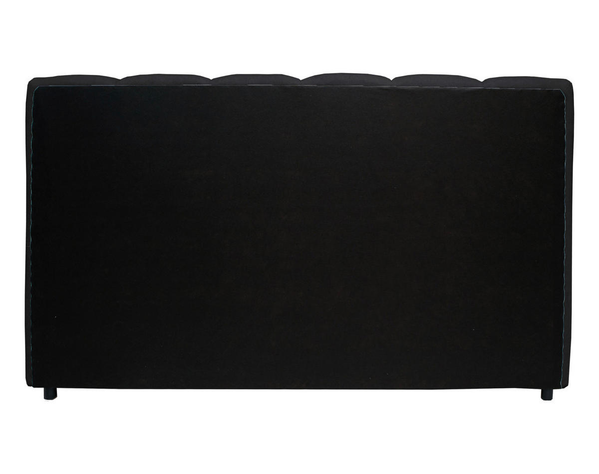 POLSTERBETT 180/200 cm  Schwarz  - Schwarz, Konventionell, Holz/Kunststoff (180/200cm) - Carryhome
