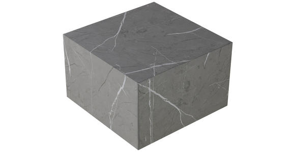 COUCHTISCH 60/60/38 cm quadratisch Schwarz - Schwarz, Design, Holzwerkstoff (60/60/38cm) - Carryhome