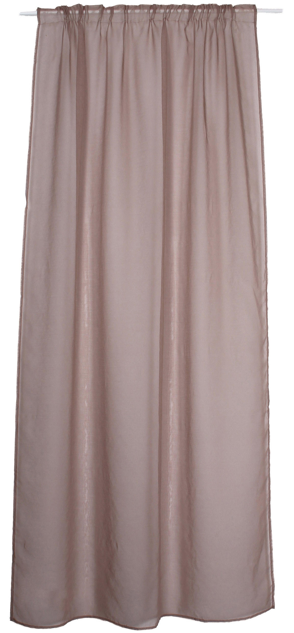 KÉSZFÜGGÖNY  - sötétbarna, Basics, textil (140/260/0.2cm)