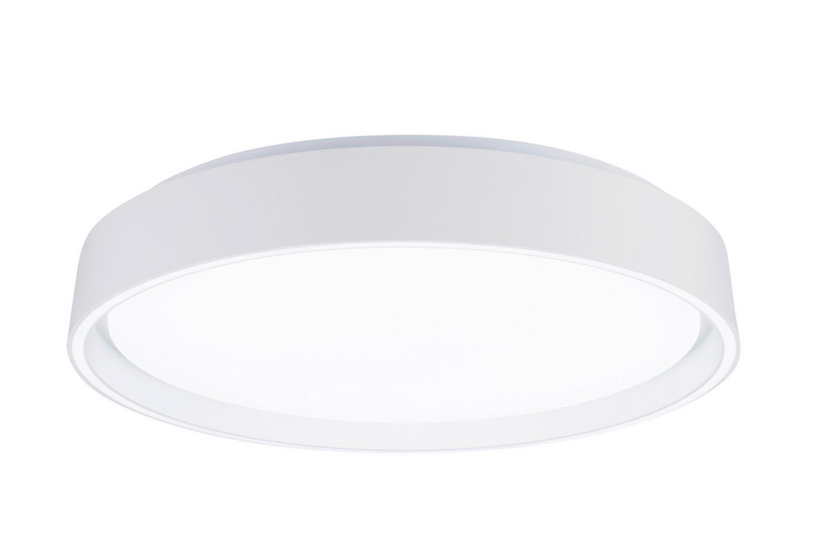 LED-DECKENLEUCHTE Zadar 40/7,5 cm  - Weiß, Design, Kunststoff/Metall (40/7,5cm) - Novel
