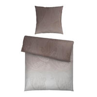 BETTWÄSCHE Satin 135/200 cm  - Taupe, Textil (135/200cm) - Novel