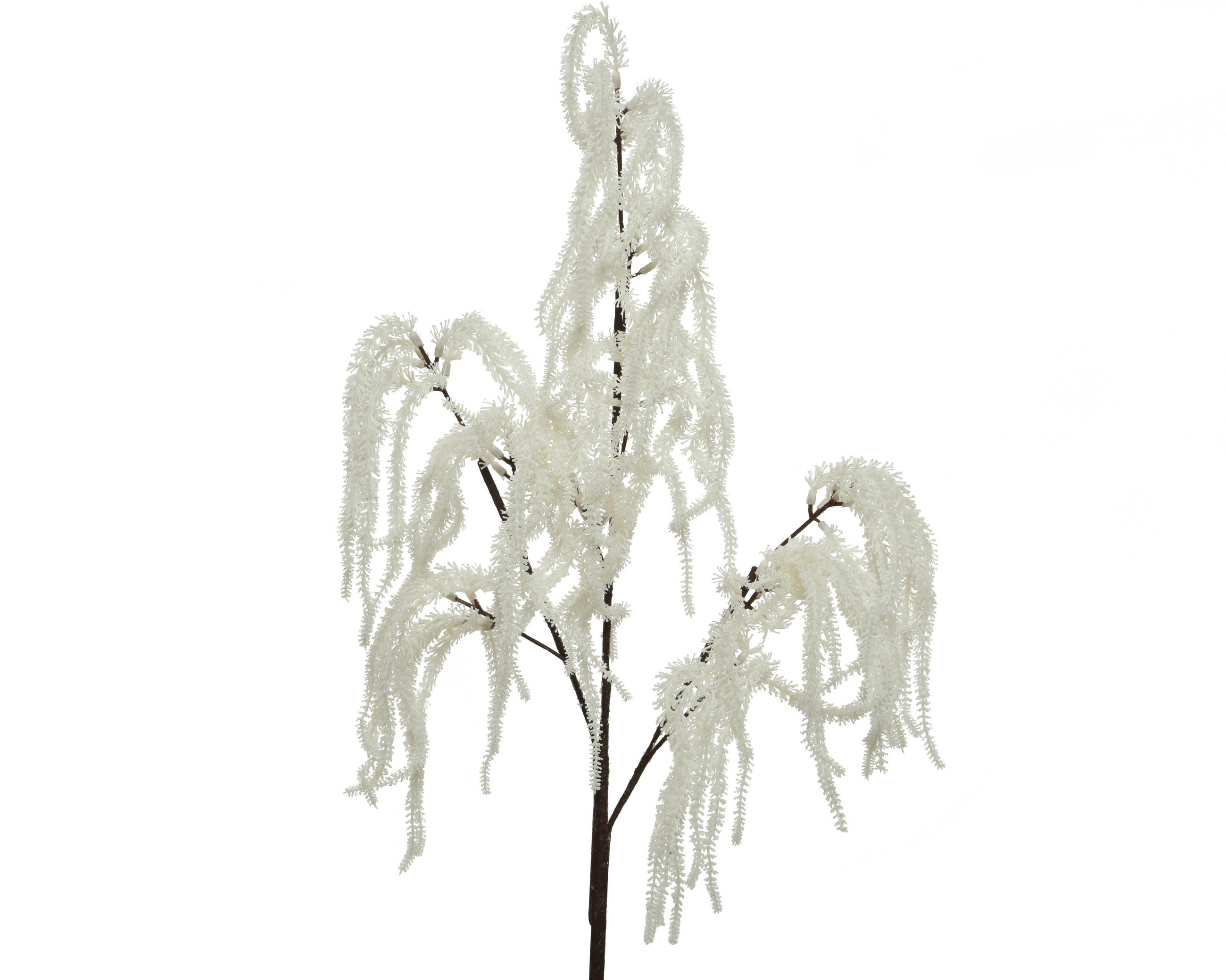 OKRASNA VEJICA - bela, Basics, umetna masa (85cm)