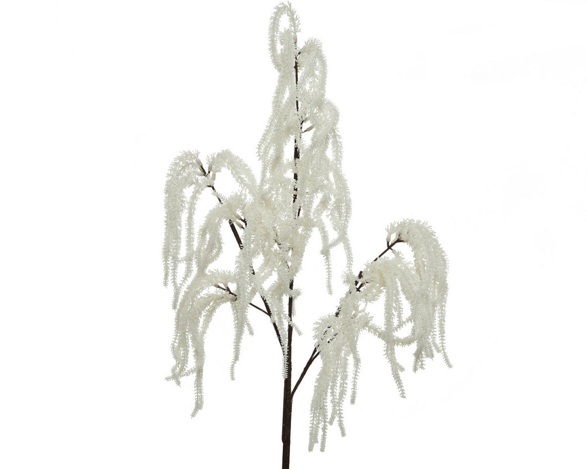 OKRASNA VEJICA - bela, Basics, umetna masa (85cm)