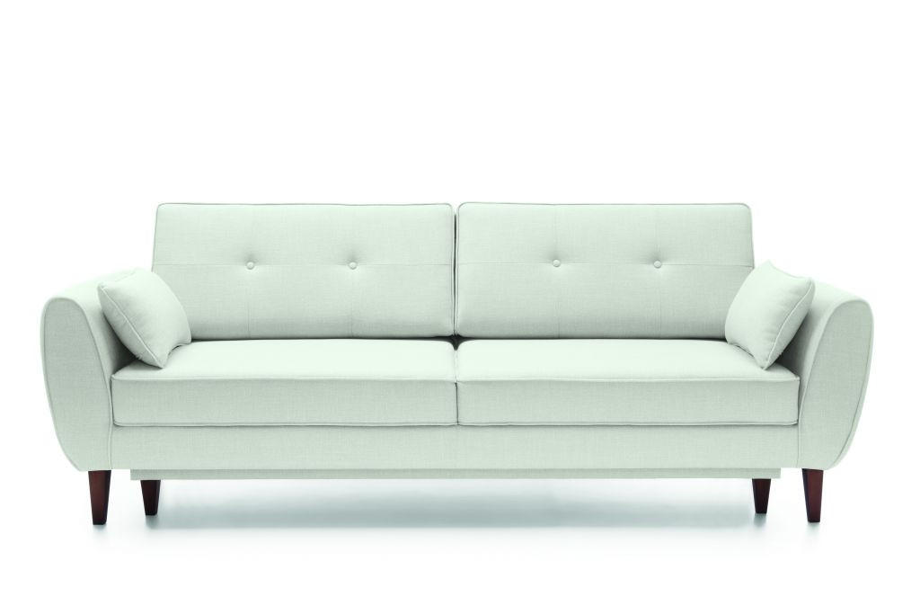 3-sitzer-sofa Mit Schlaffunktion Candy Hellgrau