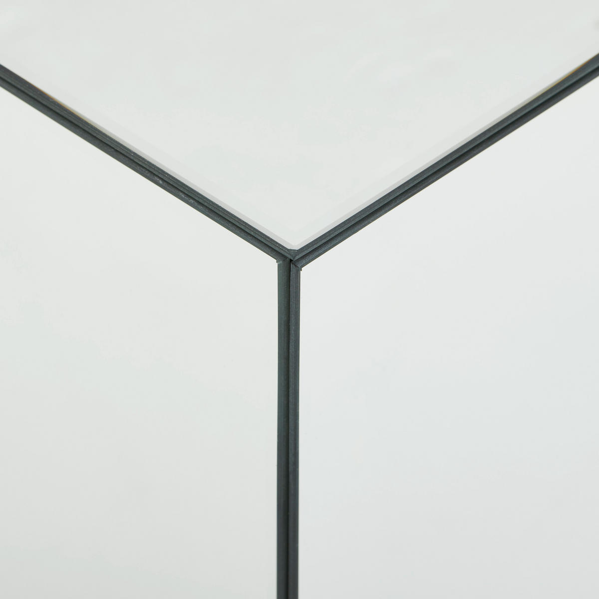 COUCHTISCH in Glas, Holzwerkstoff  - Klar, Design, Glas/Holzwerkstoff (40/40/40cm) - MID.YOU