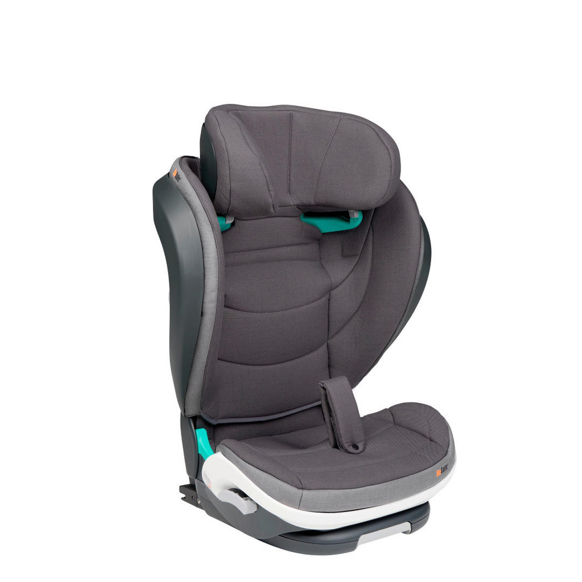 DJEČJA AUTOSJEDALICA  IZI FLEX FIX 2 I-SIZE  - tamno siva, Basics, tekstil/plastika (7kg) - Besafe