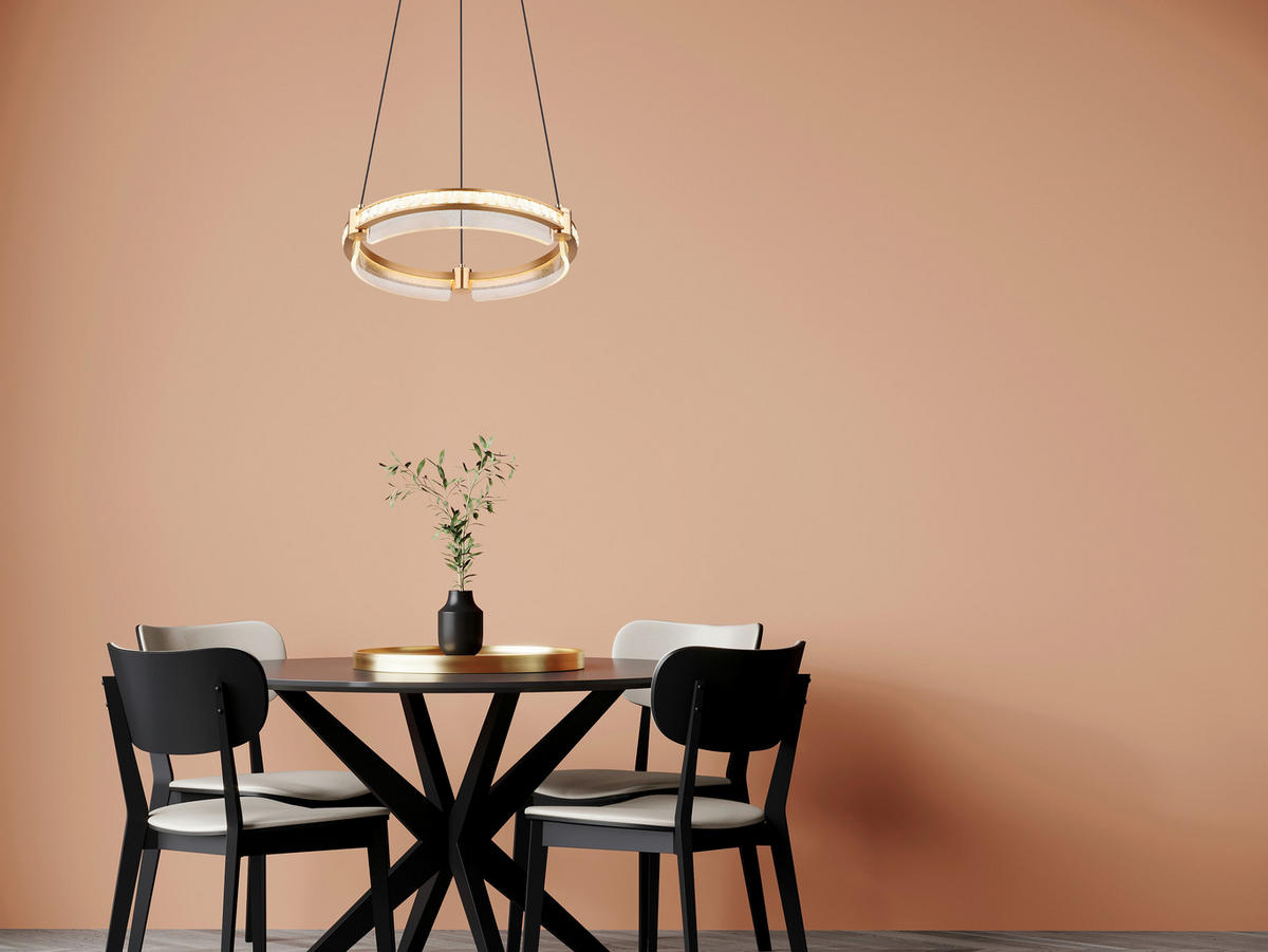 ZÁVĚSNÉ LED SVÍTIDLO, 40/120 cm  - černá/čiré, Design, kov/plast (40/120cm) - Globo