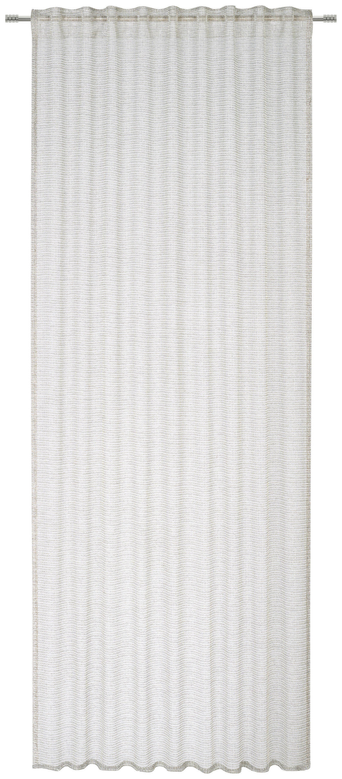 FERTIGVORHANG halbtransparent  - Grau, Trend, Textil (140/260cm) - Dieter Knoll