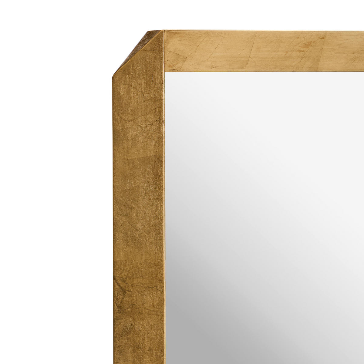 WANDSPIEGEL 90/190/5 cm    in rechteckig  - Goldfarben, Design, Glas/Holzwerkstoff (90/190/5cm) - Novel