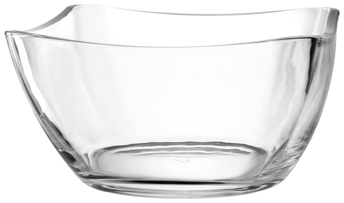 SCHALE PIAZZA  - Klar, Design, Glas (23/11,5/23cm) - Leonardo