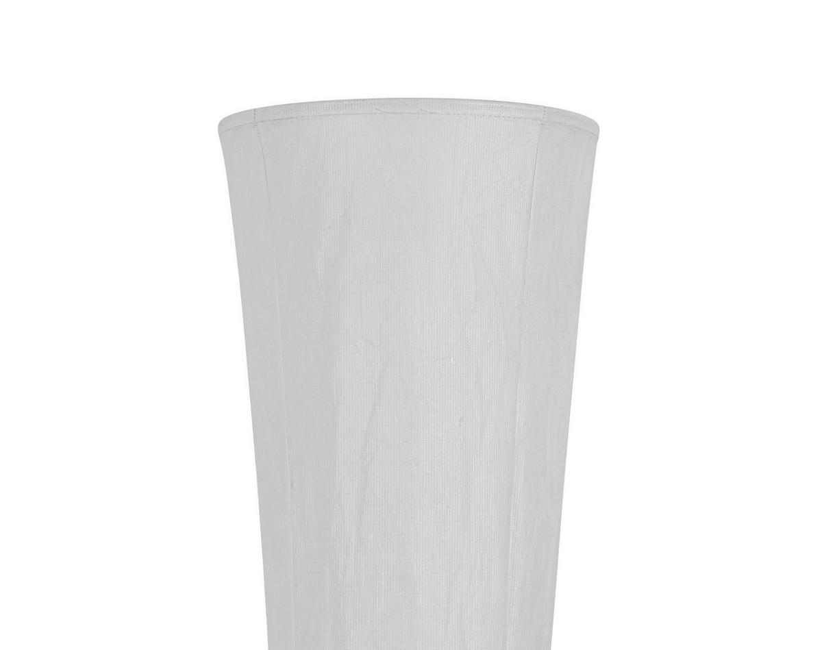 STOJACIA LED LAMPA, 23/158 cm  - biela, Basics, kov/textil (23/158cm) - Novel
