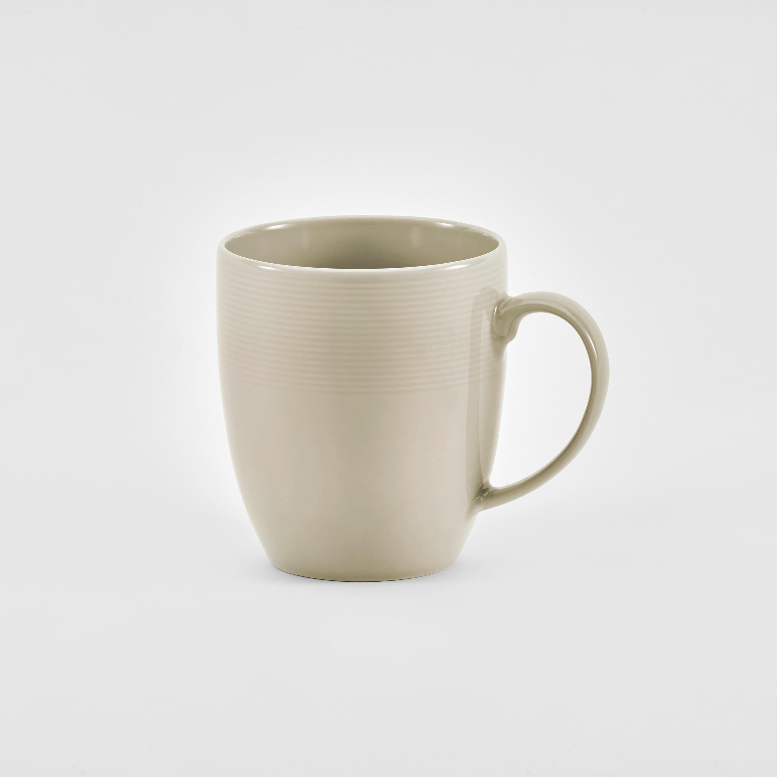 KAFFEEBECHERSET Jive   6-teilig  - Beige, Basics, Keramik (0,4l) - Van Well
