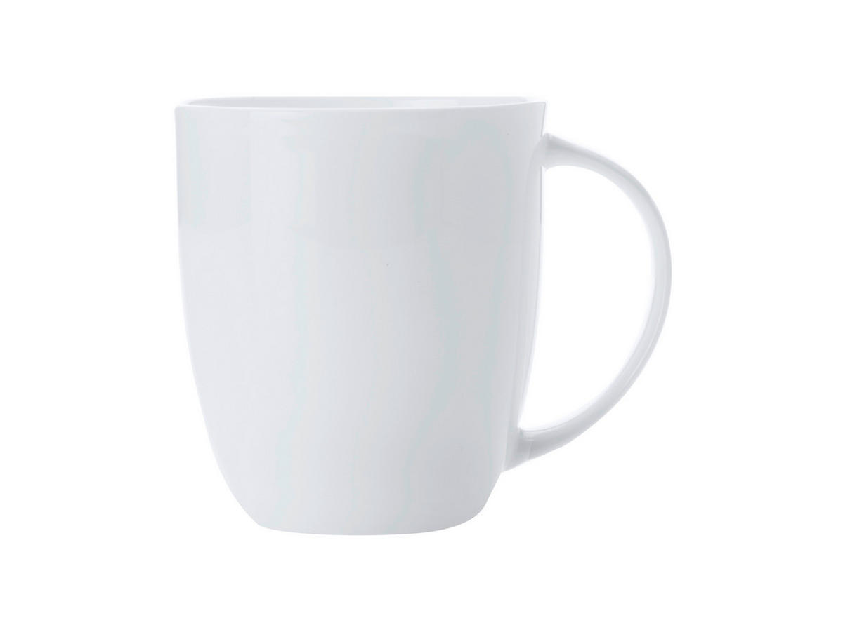 HRNČEK NA KÁVU jemný kostný porcelán (fine bone china) keramika  - biela, Basics, keramika (420ml) - Maxwell & Williams