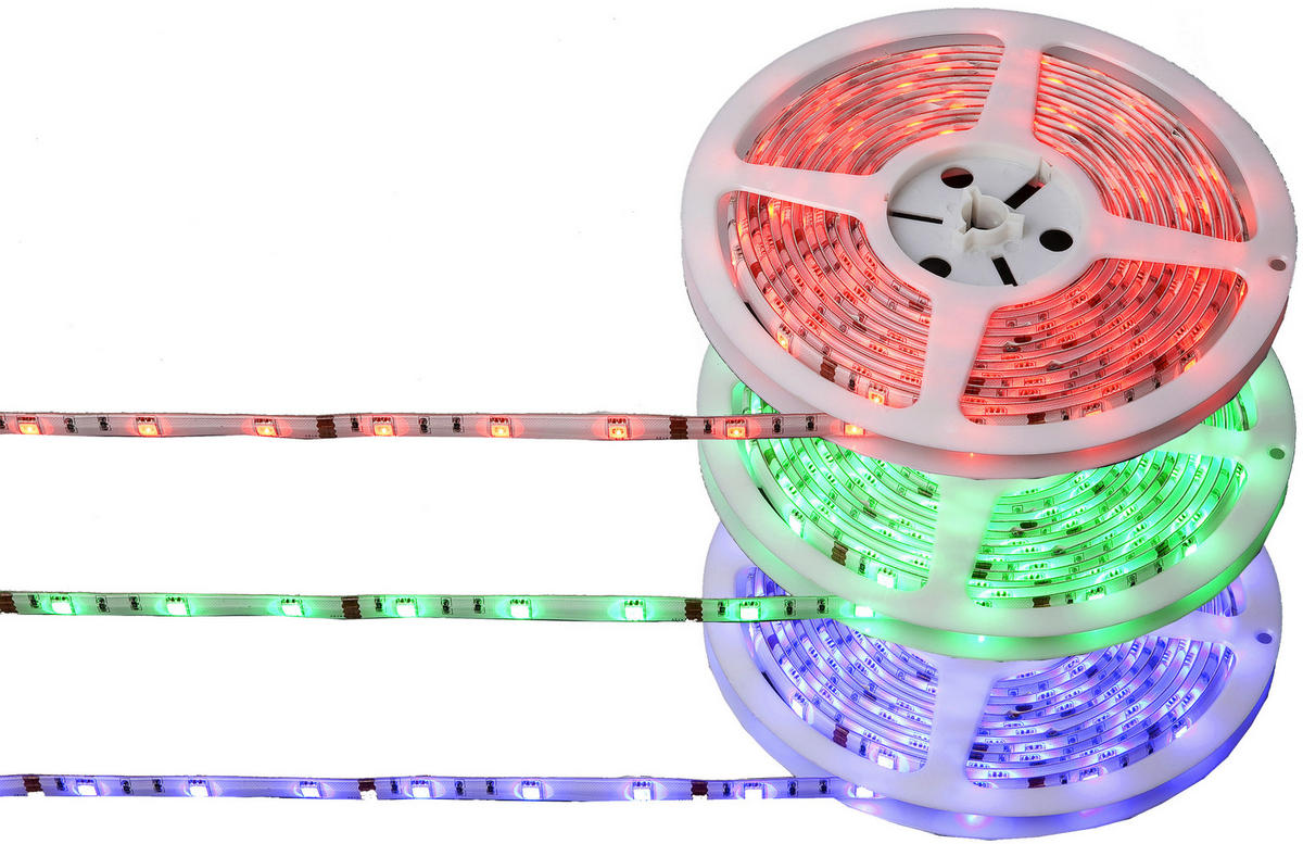 LED-Stripe 500 cm - Klar, Design, Kunststoff (500/1/0,3cm) - Globo