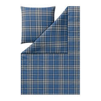 BETTWÄSCHE 2-teilig Impulse Flanell 135/200 cm  - Blau, Design, Textil (135/200cm) - Estella