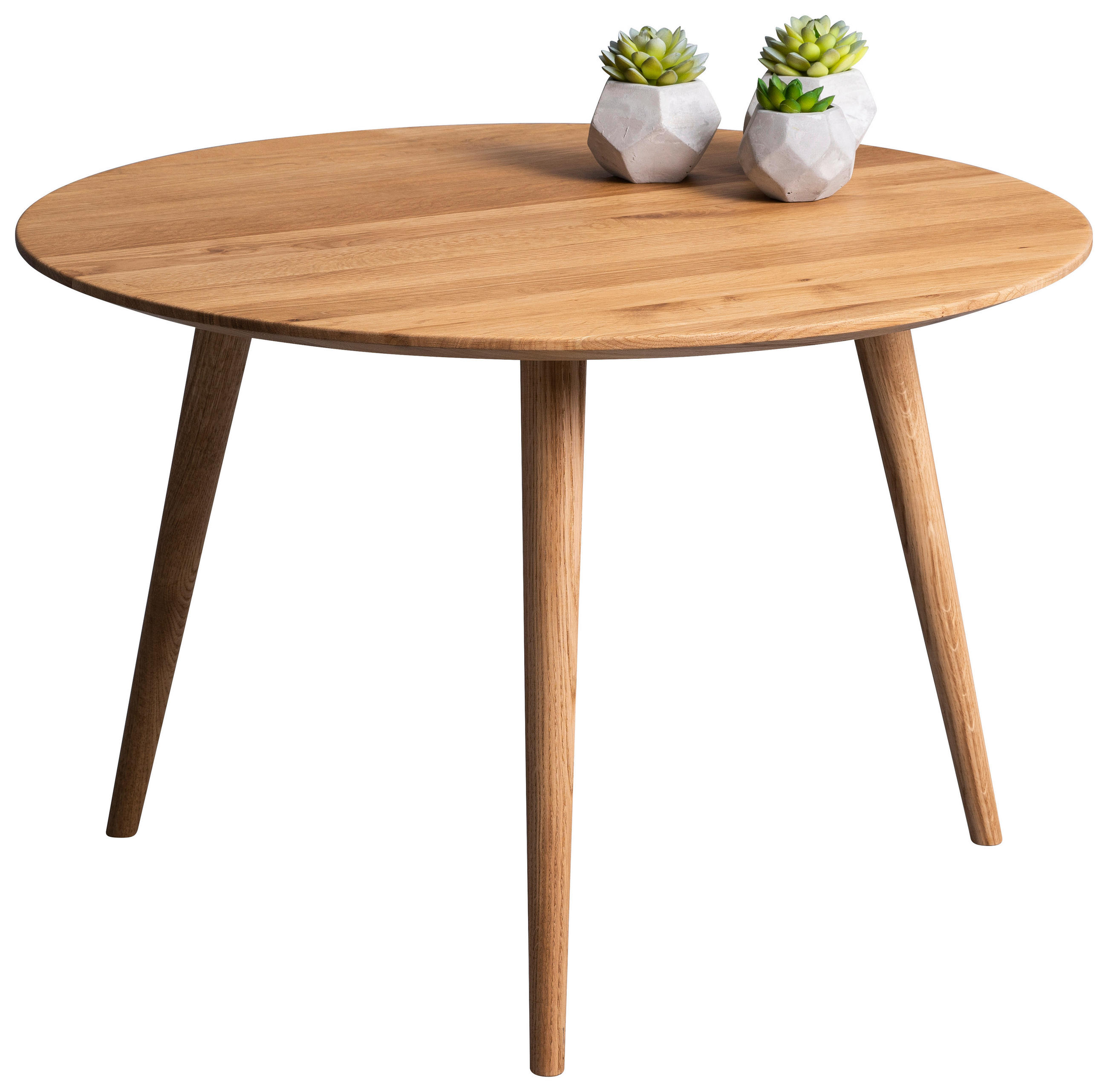 COUCHTISCH Couchtisch, Beistelltisch Wildeiche massiv 75/75/30 cm rund Wildeiche  - Wildeiche, Natur, Holz (75/75/30cm) - Livetastic