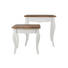 BEISTELLTISCHSET furniert rechteckig Braun, Weiß - Weiß/Braun, LIFESTYLE, Holz (60/60/45cm) BEISTELLTISCHSET furniert rechteckig Braun, Weiß - Weiß/Braun, LIFESTYLE, Holz (60/60/45cm)