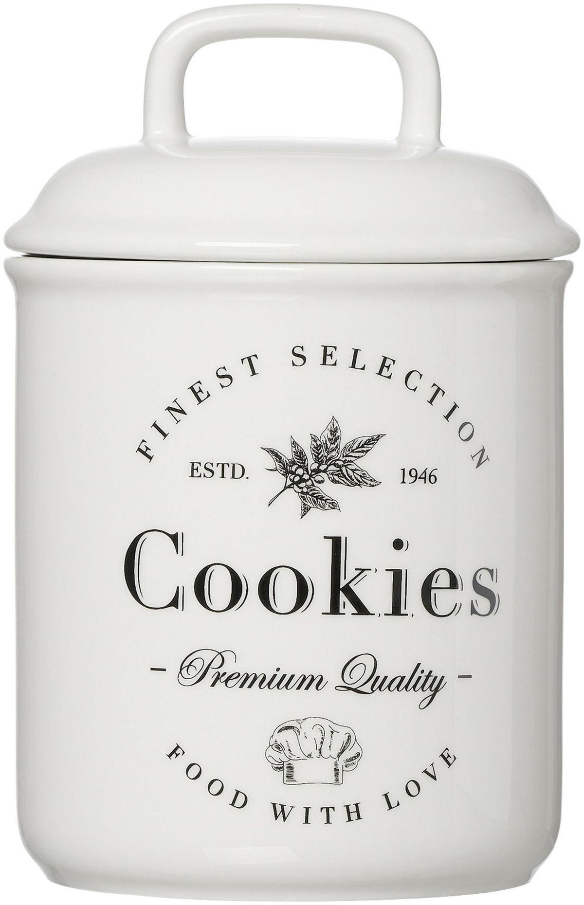 POSODA ZA SHRANJEVANJE  Finest Selection            - bela, keramika (950ml) - Ritzenhoff Breker