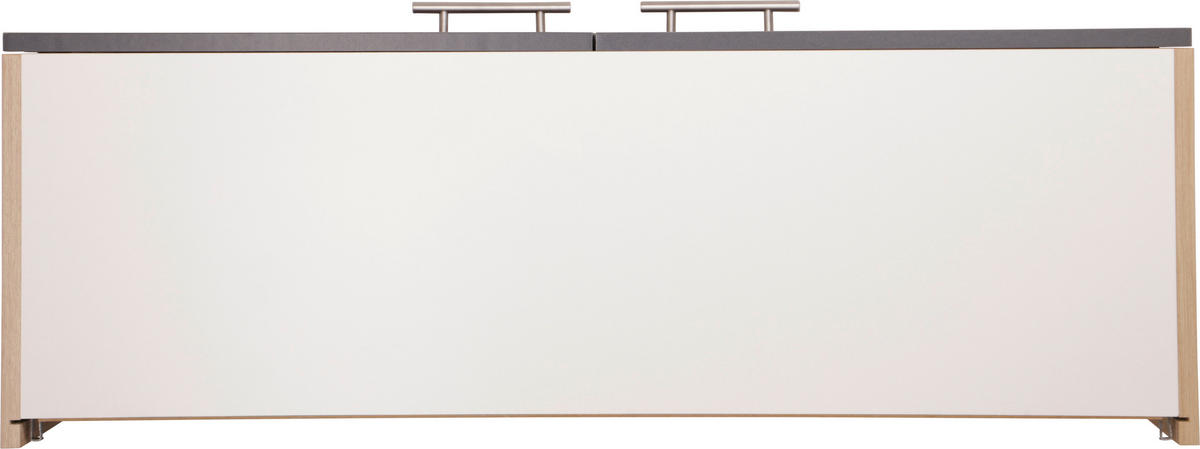 KÜCHENOBERSCHRANK 100/56,1/34,6 cm  in Eichefarben, Grau  - Eichefarben/Silberfarben, Basics, Glas/Holzwerkstoff (100/56,1/34,6cm) - Respekta