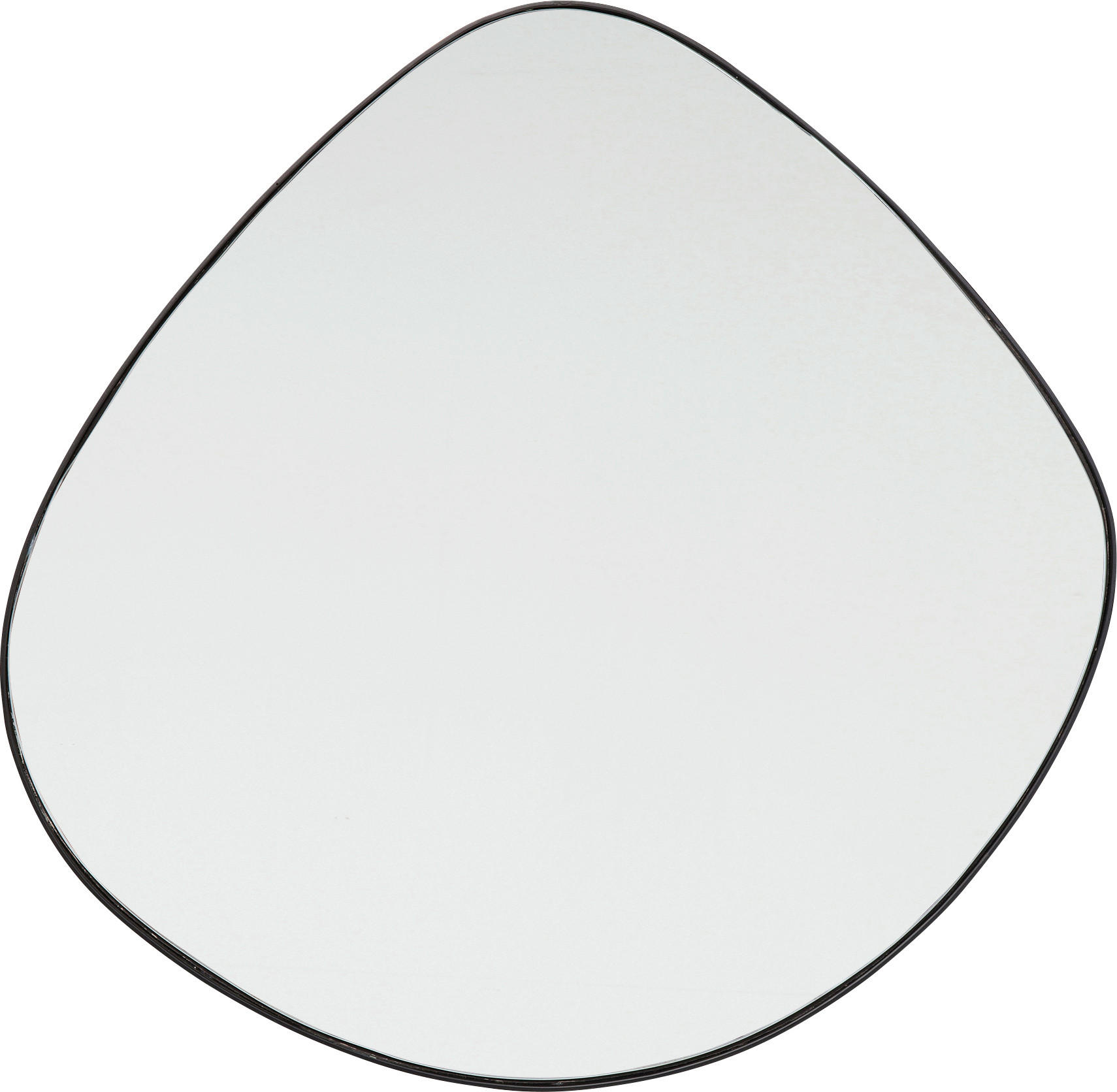 WANDSPIEGEL 93/90/1,5 cm    in organisch  - Anthrazit, Trend, Glas/Holzwerkstoff (93/90/1,5cm) - Kare-Design