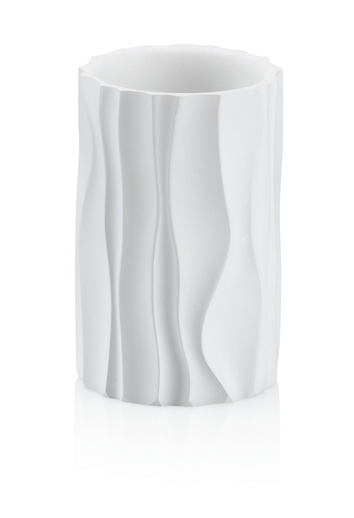 ZAHNPUTZBECHER Merida  - Weiß, Basics, Kunststoff (7/10,5cm) - Kela