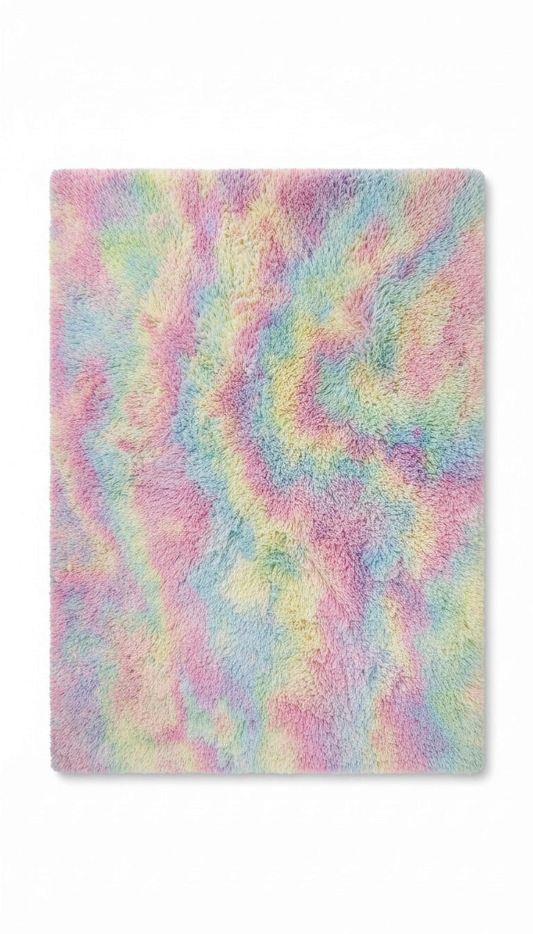 HOCHFLORTEPPICH 120/160 cm Multicolor rechteckig  - Multicolor, KONVENTIONELL, Textil (120/160cm) - Ben'n'jen