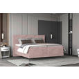 BOXSPRINGBETT 140/200 cm  in Altrosa  - Schwarz/Altrosa, KONVENTIONELL, Textil/Metall (140/200cm) - Esposa