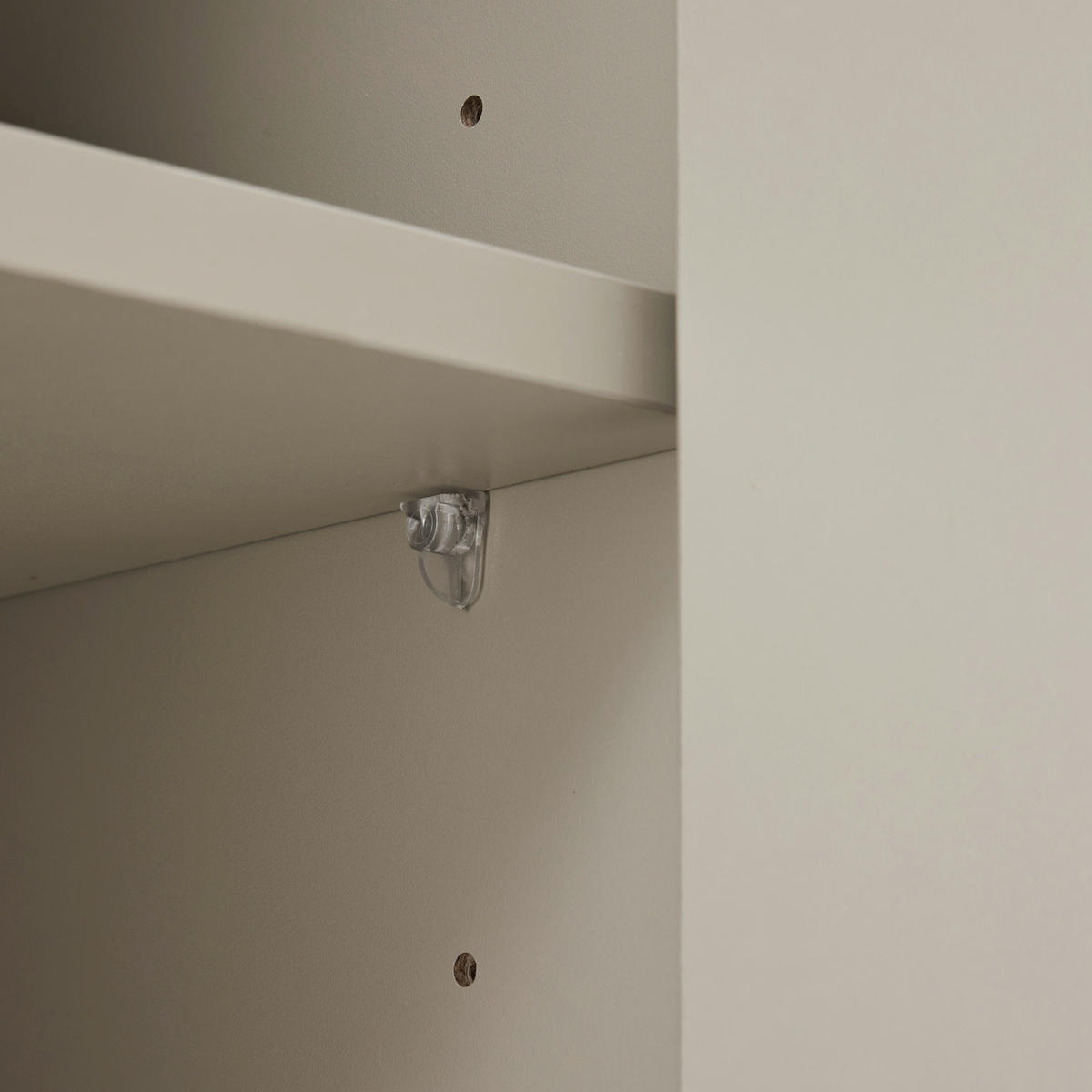 HIGHBOARD  in 80/103/35 cm  - Seidengrau, Design, Holzwerkstoff/Metall (80/103/35cm) - Xora