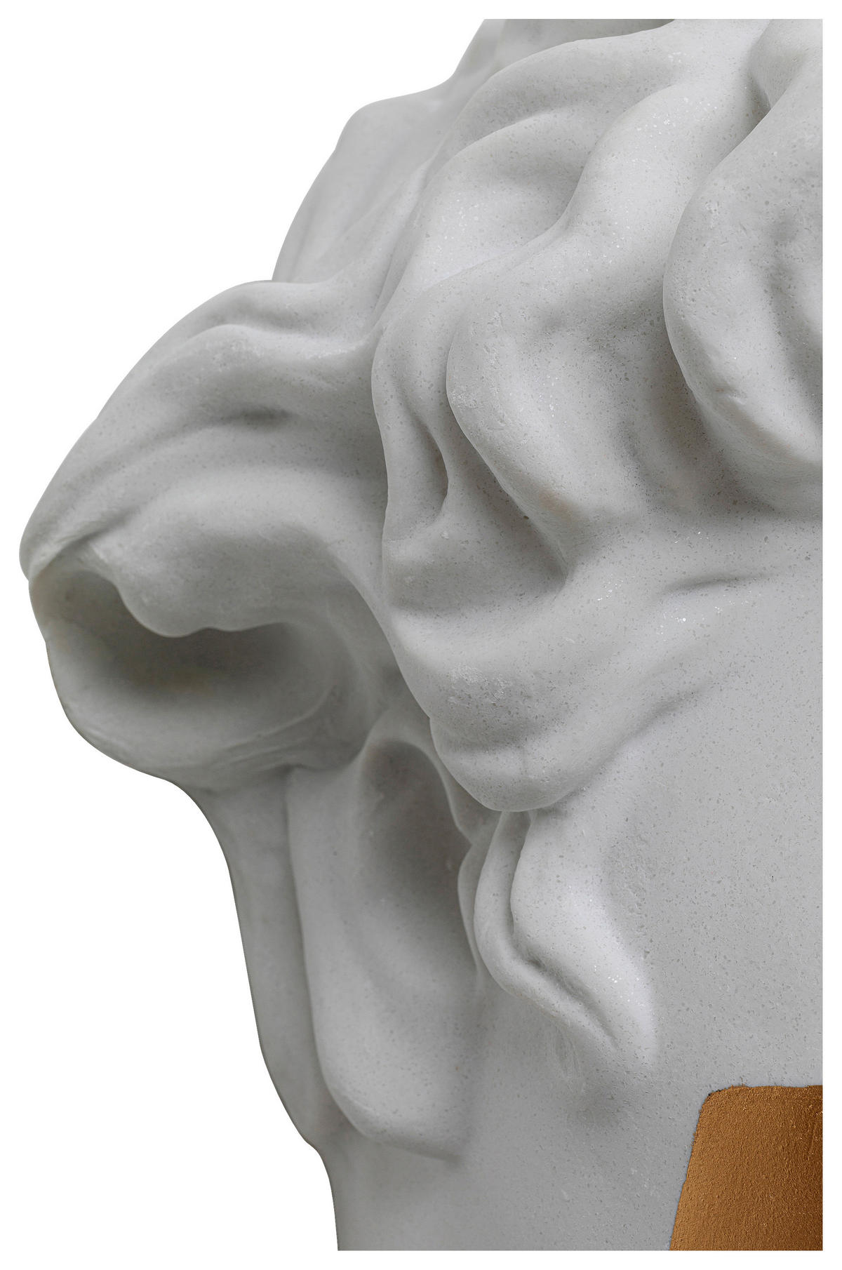 WANDDEKO Kunststoff  - Goldfarben/Weiß, Design, Kunststoff (26/41,5/19cm) - Kare-Design