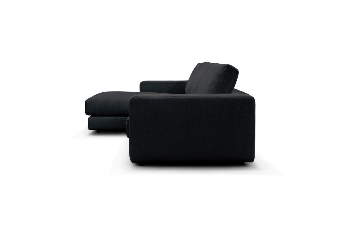 ECKSOFA VIGO Schwarz  - Schwarz, Design, Textil (172/303cm) - MID.YOU