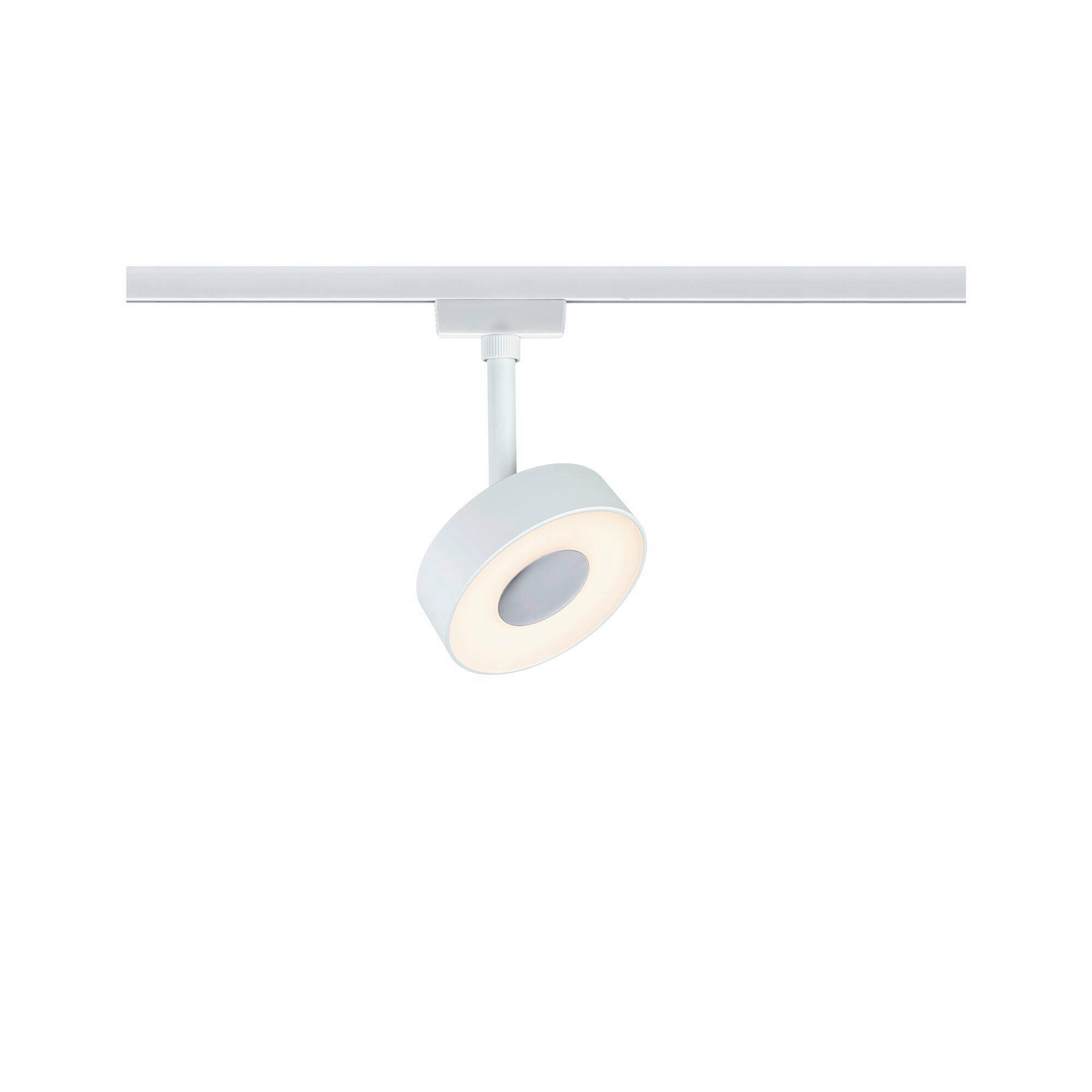 SCHIENENSYSTEM-STRAHLER 9,8/15,4 cm   - Chromfarben, Basics, Kunststoff/Metall (9,8/15,4cm) - Paulmann