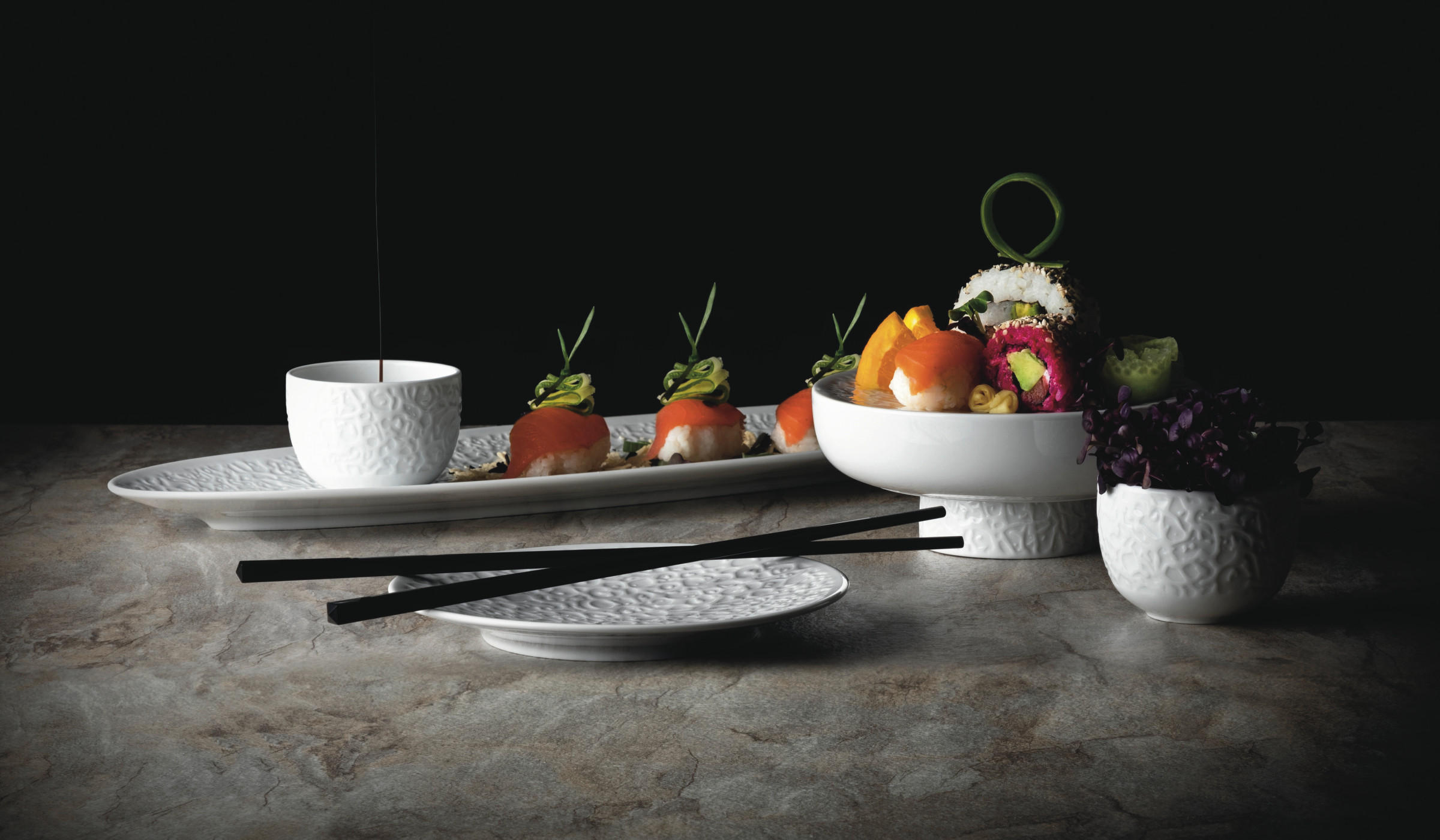 SERVÍROVACÍ PODNOS porcelán keramika 44/14 cm - bílá, Design, keramika (44/14cm) - Seltmann Weiden