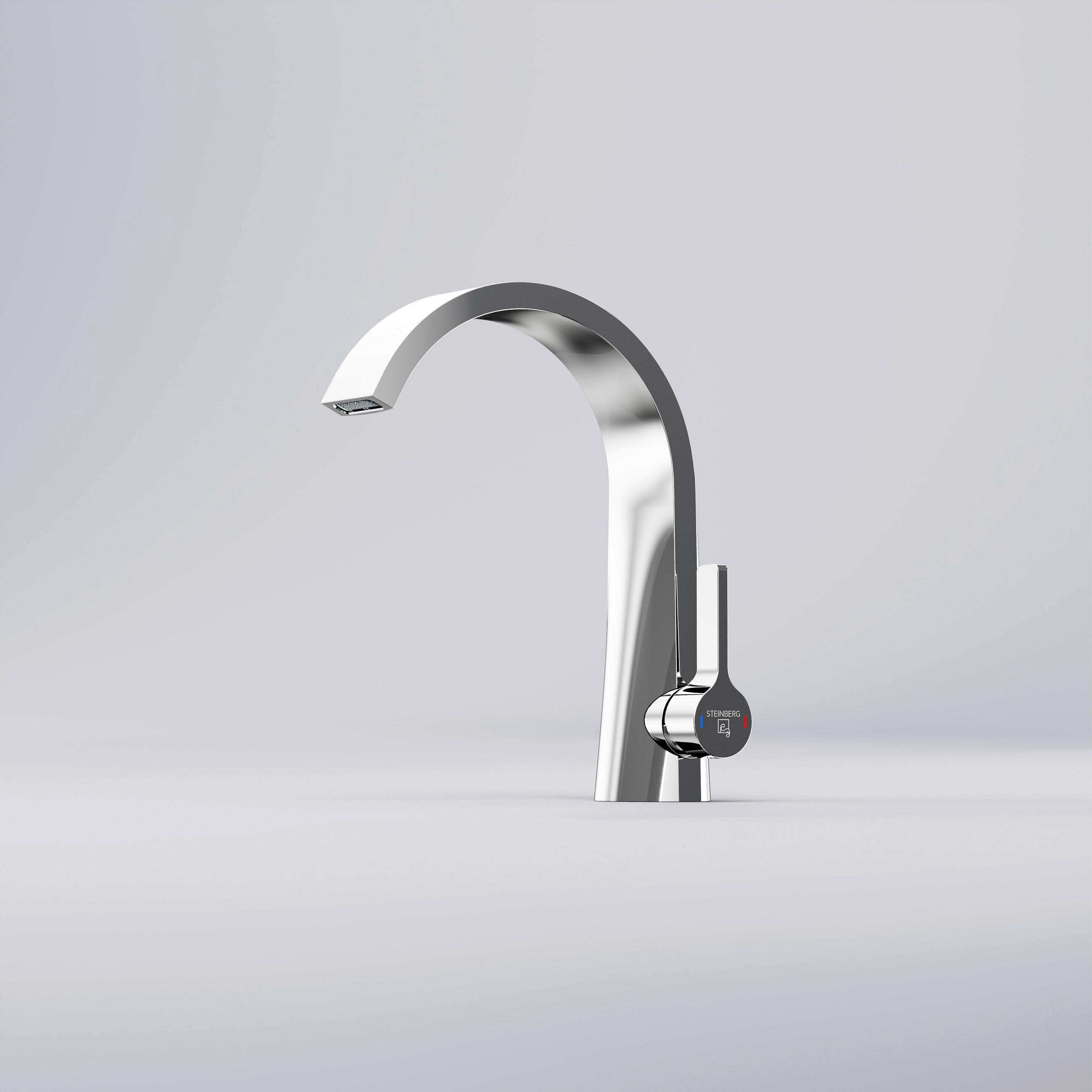 WASCHTISCHARMATUR 280 1010  - Chromfarben, MODERN, Metall (5,8/22,6/18,6cm)