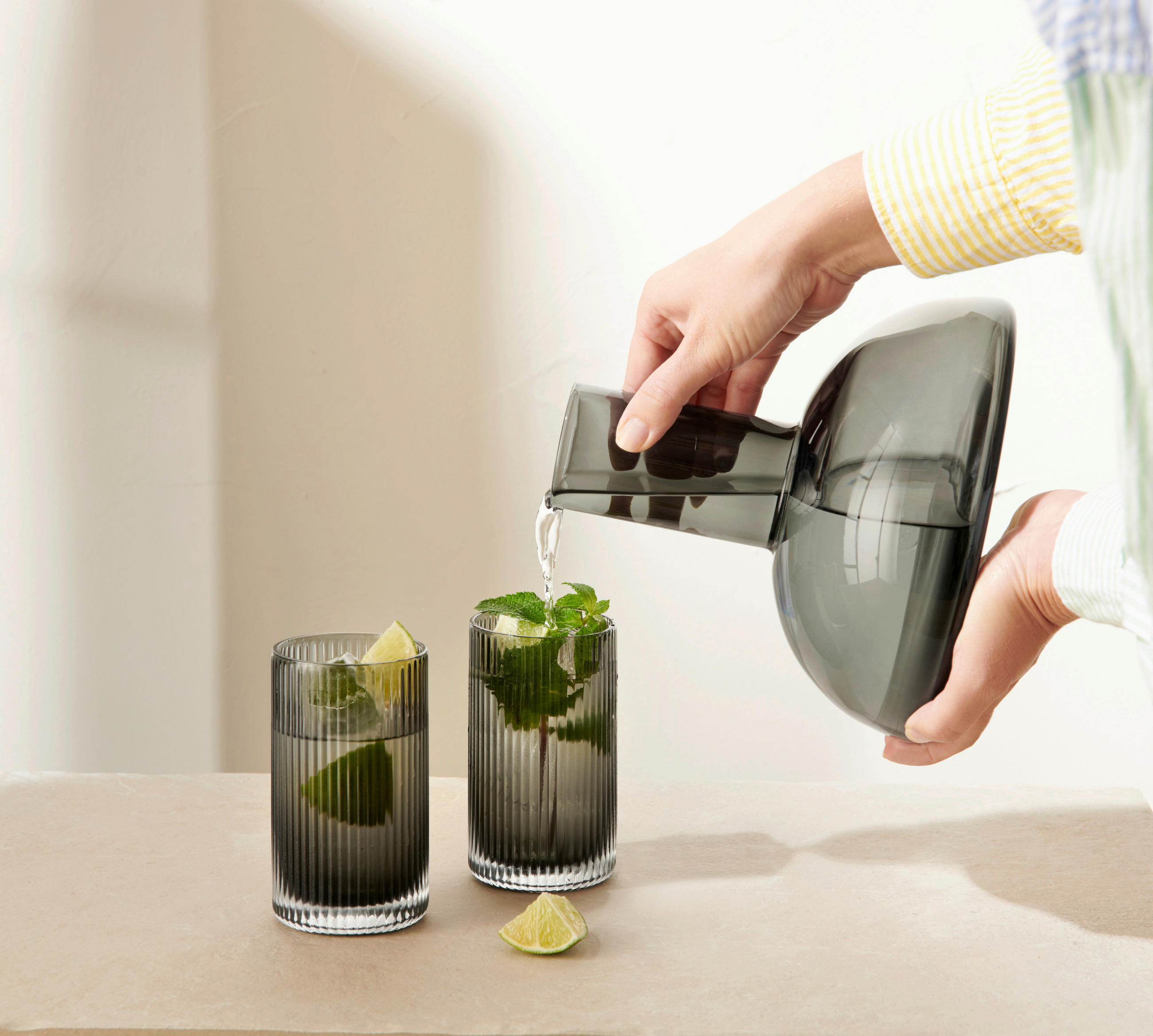 GLAS JUNA 200 ml  - Grau, Basics, Glas (7,8/8cm) - ASA