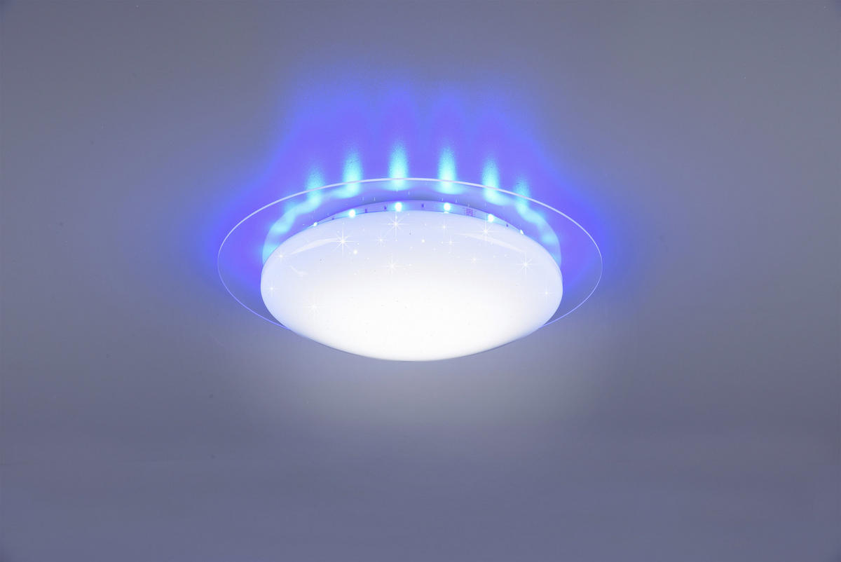 LED-DECKENLEUCHTE  35/8,7 cm    - Klar/Weiss, Basics, Kunststoff (35/8,7cm)