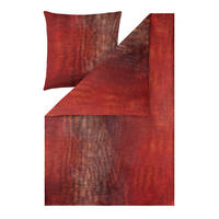 BETTWÄSCHE 2-teilig Arno Interlock-Jersey 135/200 cm  - Bordeaux, Design, Textil (135/200cm) - Estella