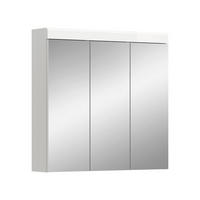 SPIEGELSCHRANK 80/79/18 cm  - Weiß, Trend, Glas/Holzwerkstoff (80/79/18cm) - MID.YOU