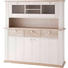 AUFSATZSCHRANK 150/69,5/36 cm Weiß - Weiß, LIFESTYLE, Glas/Holz (150/69,5/36cm) - Carryhome