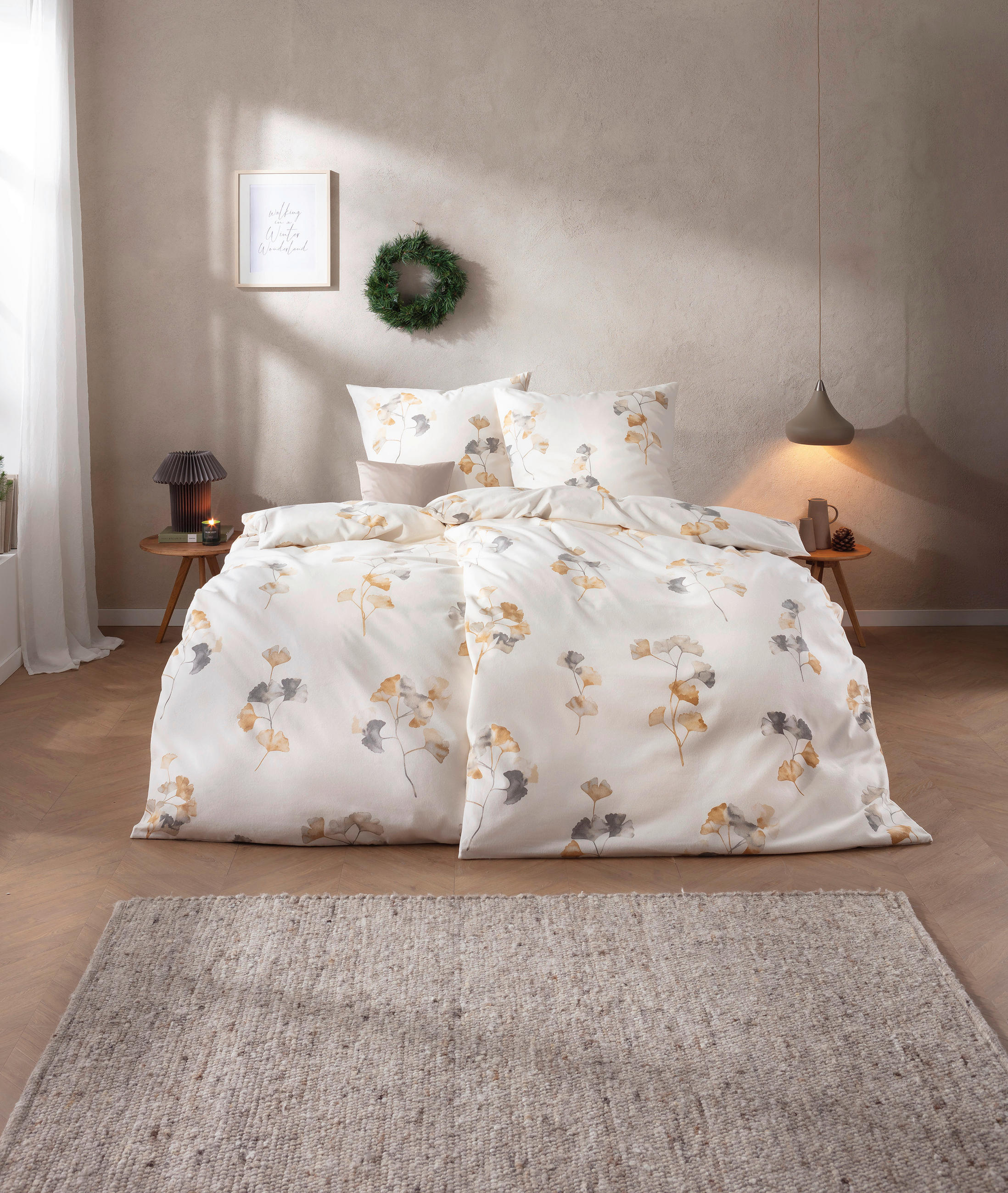 BETTWÄSCHE Atelier Flanell 135/200 cm  - Naturfarben, Design, Textil (135/200cm) - Estella