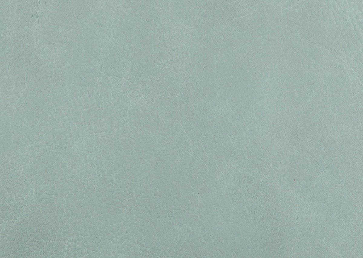 2,5-SITZER  in Echtleder Hellblau   - Schwarz/Hellblau, Design, Leder/Metall (204/83/97cm) - Schöner Wohnen