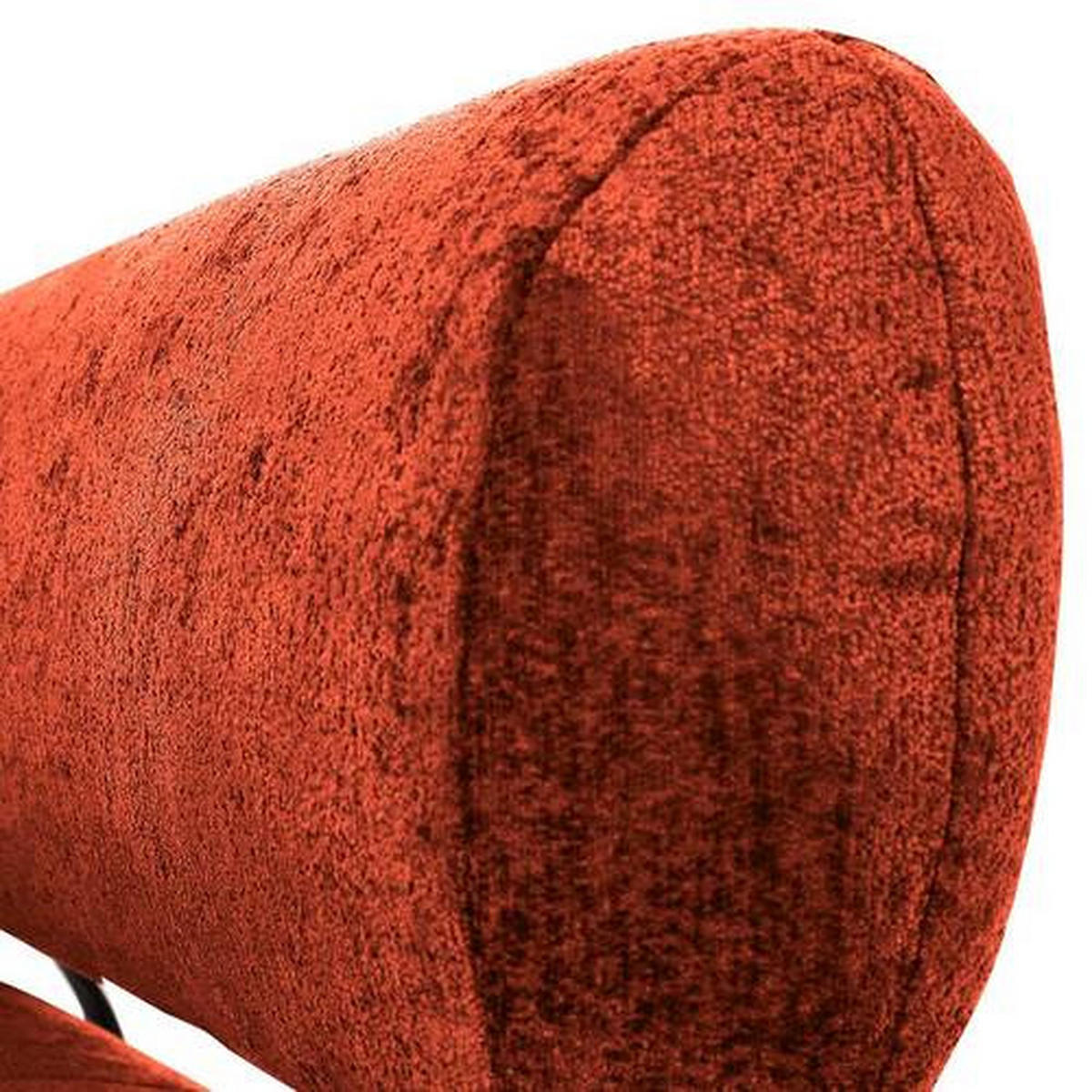 ECKSOFA in Chenille Kupferfarben  - Schwarz/Kupferfarben, Design, Holz/Textil (200/265cm) - Landscape