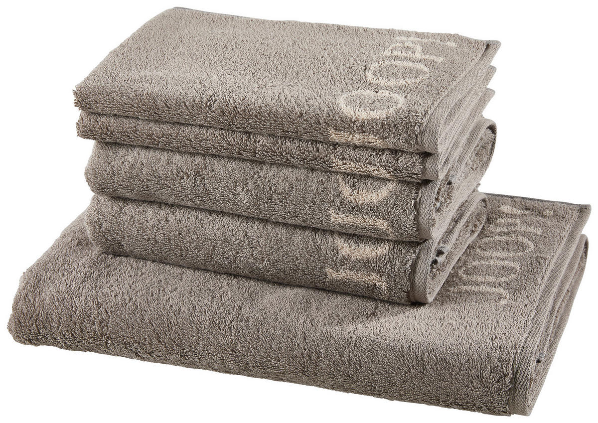 SADA RUČNÍKŮ A OSUŠEK, šedá - šedá, Basics, textil - Joop!