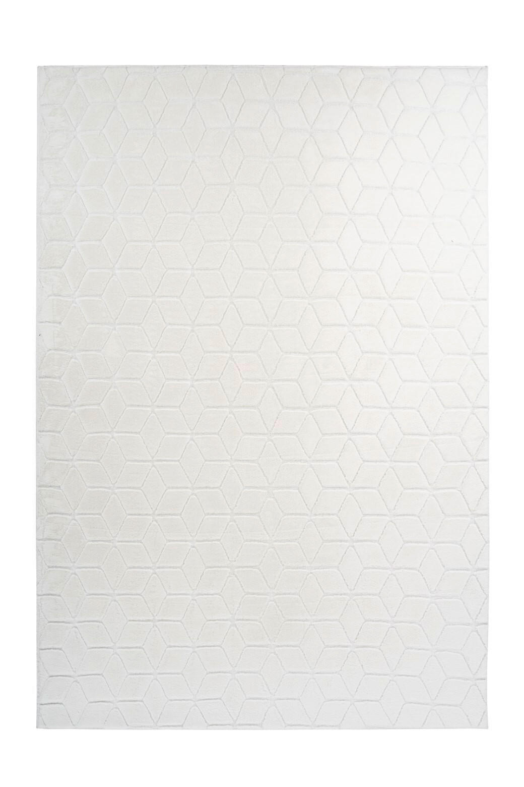 TEPPICH 160/230 cm Vivica 125 Weiß Weiß - Weiß, KONVENTIONELL, Textil (160/230cm)