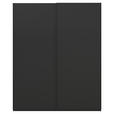 SCHWEBETÜRENSCHRANK  in Schwarz  - Schwarz, KONVENTIONELL, Holzwerkstoff/Metall (201/223/68cm) - Novel