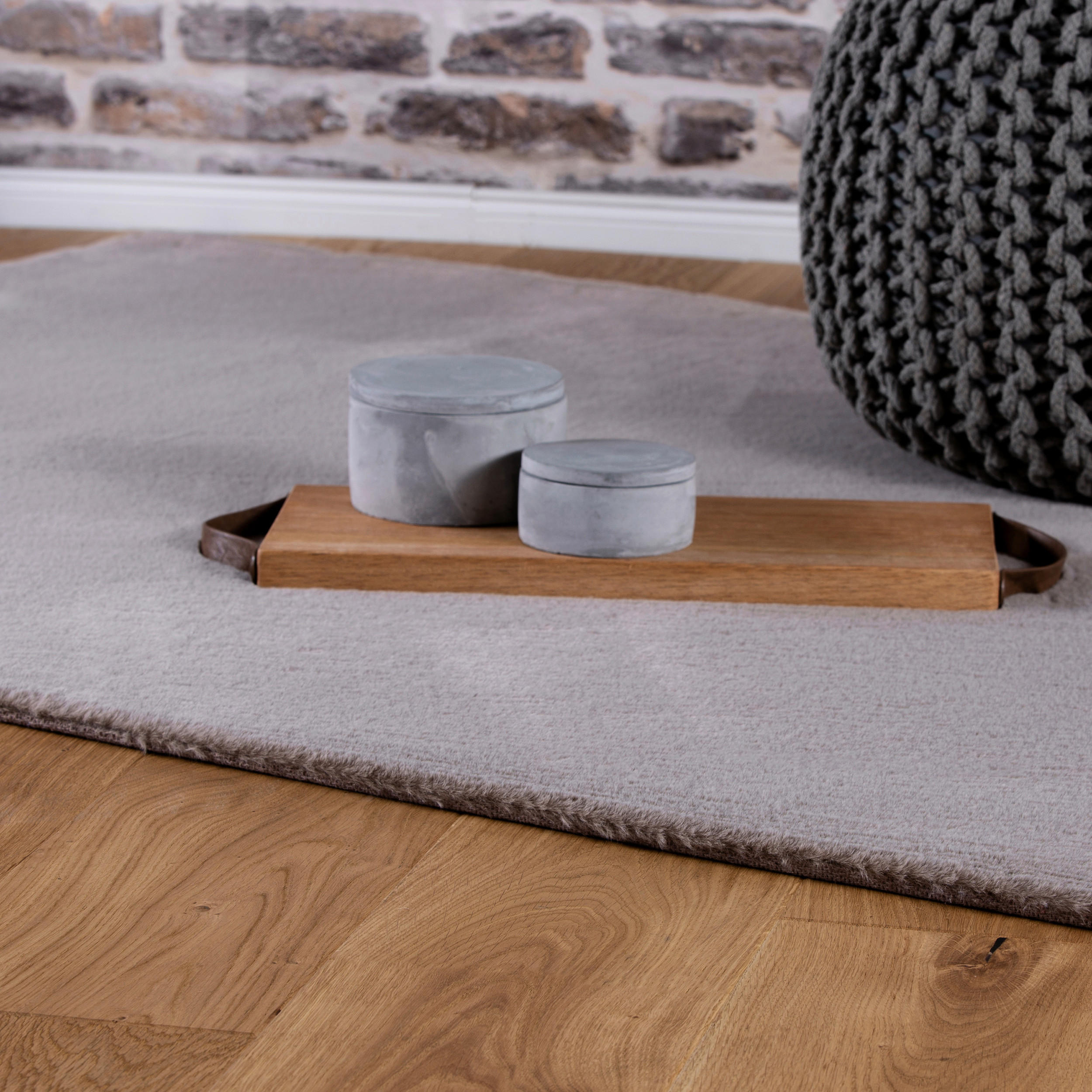 HOCHFLORTEPPICH 120/170 cm My Cha Cha Taupe  - Taupe, Basics, Textil (120/170cm) - Obsession