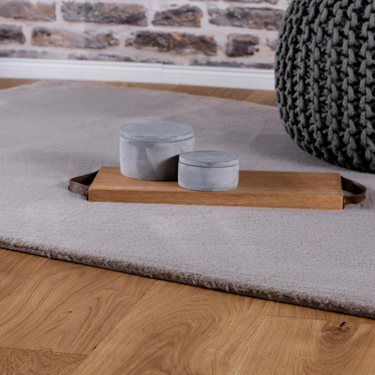 HOCHFLORTEPPICH 120/170 cm My Cha Cha Taupe  - Taupe, Basics, Textil (120/170cm) - Obsession