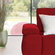 ECKSOFA in Struktur Rot  313/233 cm  - Rot/Schwarz, Design, Kunststoff/Textil (313/233cm) - Emilio Belluti