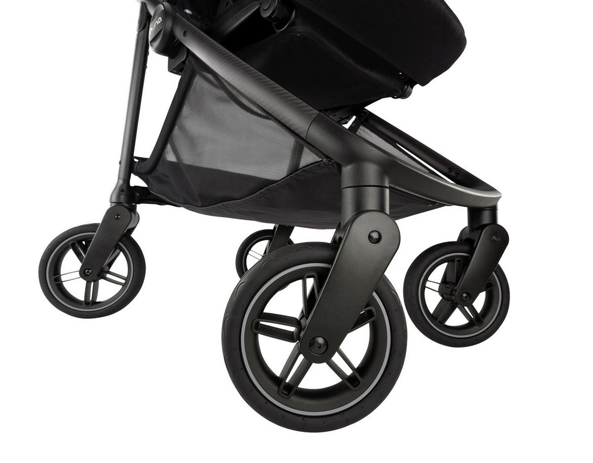 KINDERWAGEN Swiv  - Schwarz, Basics, Textil/Metall (94/54/103cm) - Nuna