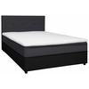 BOXBETT 120/200 cm  in Anthrazit, Schwarz  - Anthrazit/Schwarz, KONVENTIONELL, Holz/Textil (120/200cm) - Boxxx