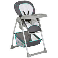 HOCHSTUHL SIT´N RELAX  - Türkis/Weiß, Basics, Metall (82/58/105cm) - Hauck